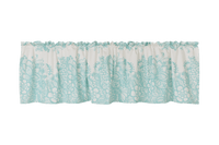 109260-6372; Vallila Vanilja-verhokappa Turkoosi / 60x250 cm