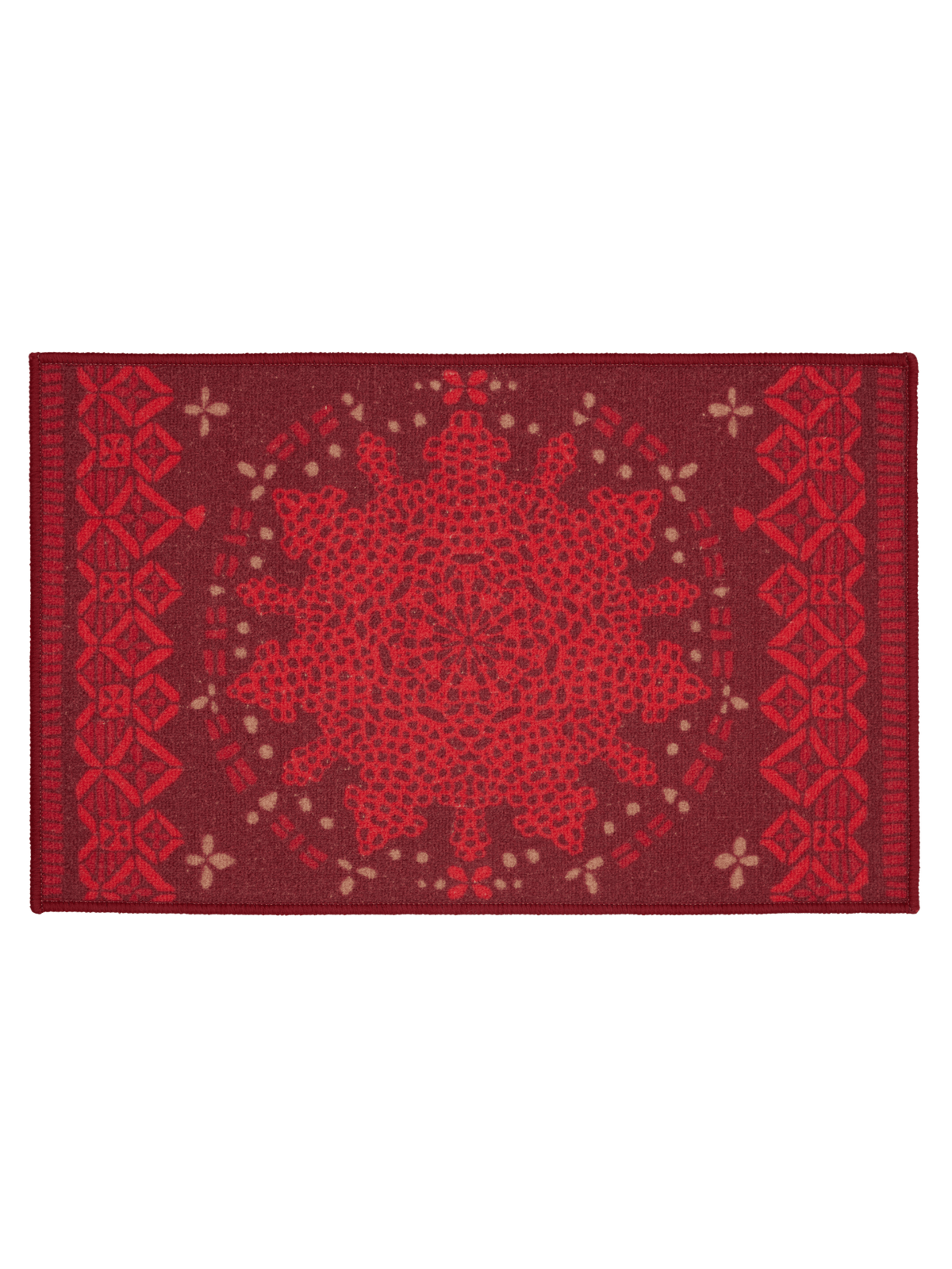 109349-4800; Vallila Elviira-kynnysmatto Punainen / 50x80 cm