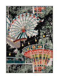 109226-8000; Vallila Lintsi-matto Monivärinen / 133x190 cm