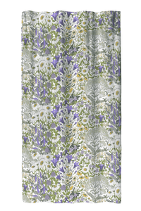 109006-6301; Vallila Ahomaa-verho Sininen-valkoinen / 140x240 cm 