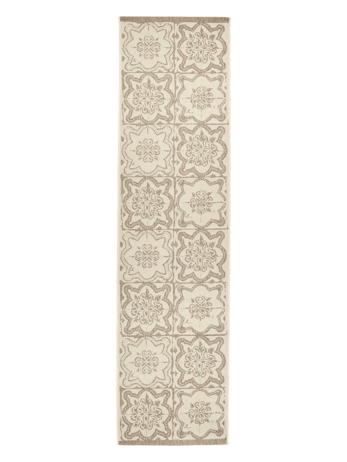 108597-1002; 108596-1002; 108595-1002; 108594-1002; 108593-1002; Vallila Kujakatti-käytävämatto Beige-valkoinen / 80x200 cm 