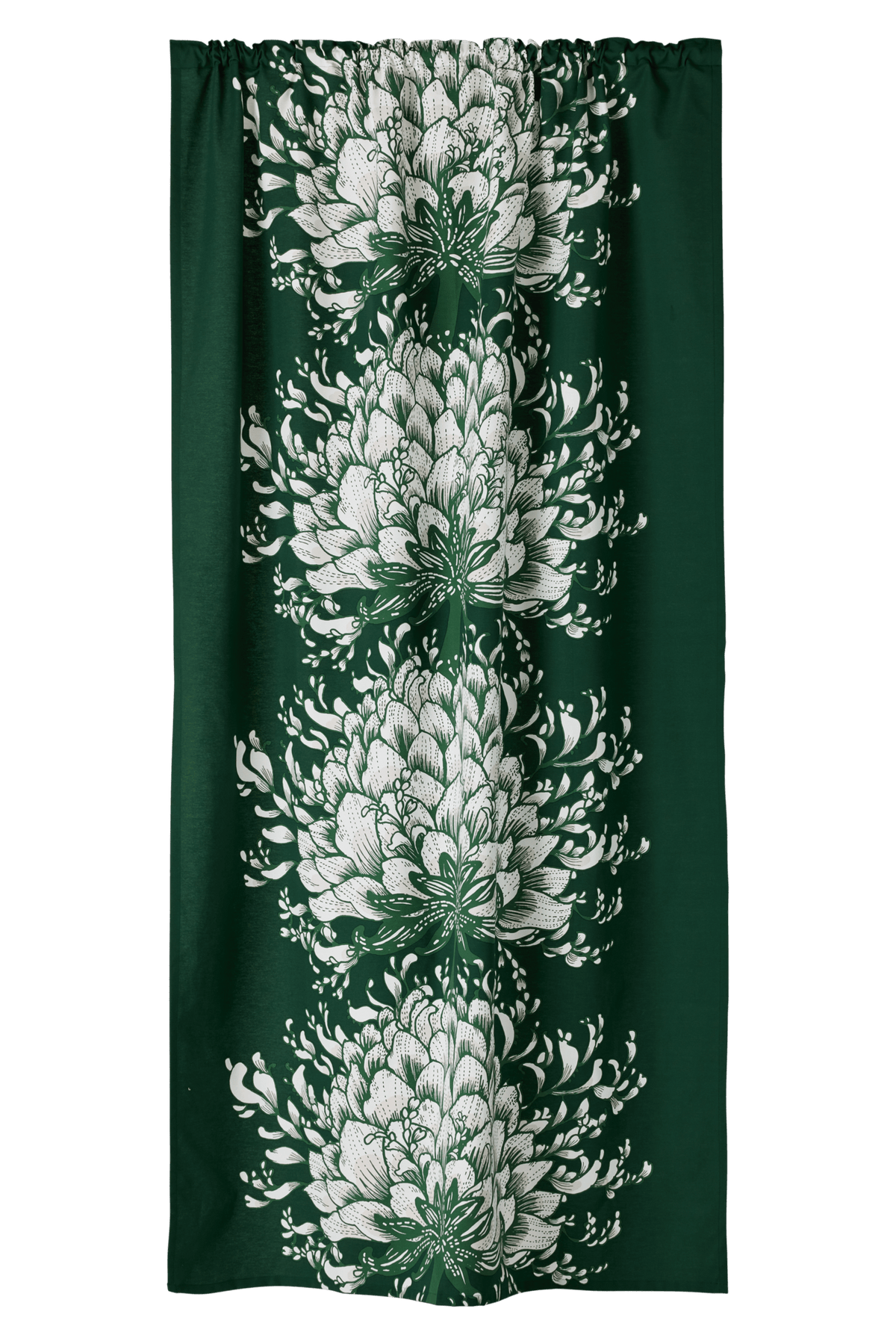 23310-32240-7800CU; Vallila Memento-verho Vihreä / 140x240 cm 