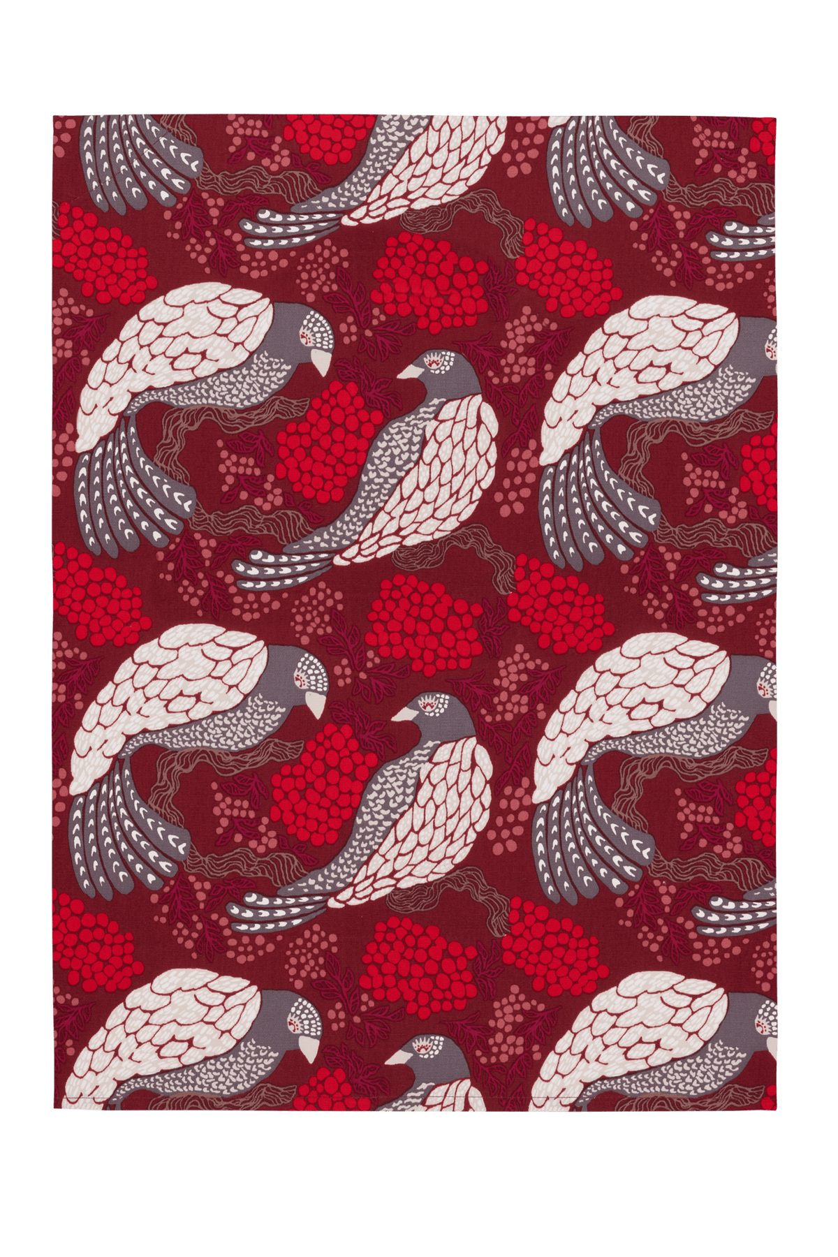 109323-4800; Vallila Viserrys-keittiöpyyhe 2 kpl Punainen / 50x70 cm 