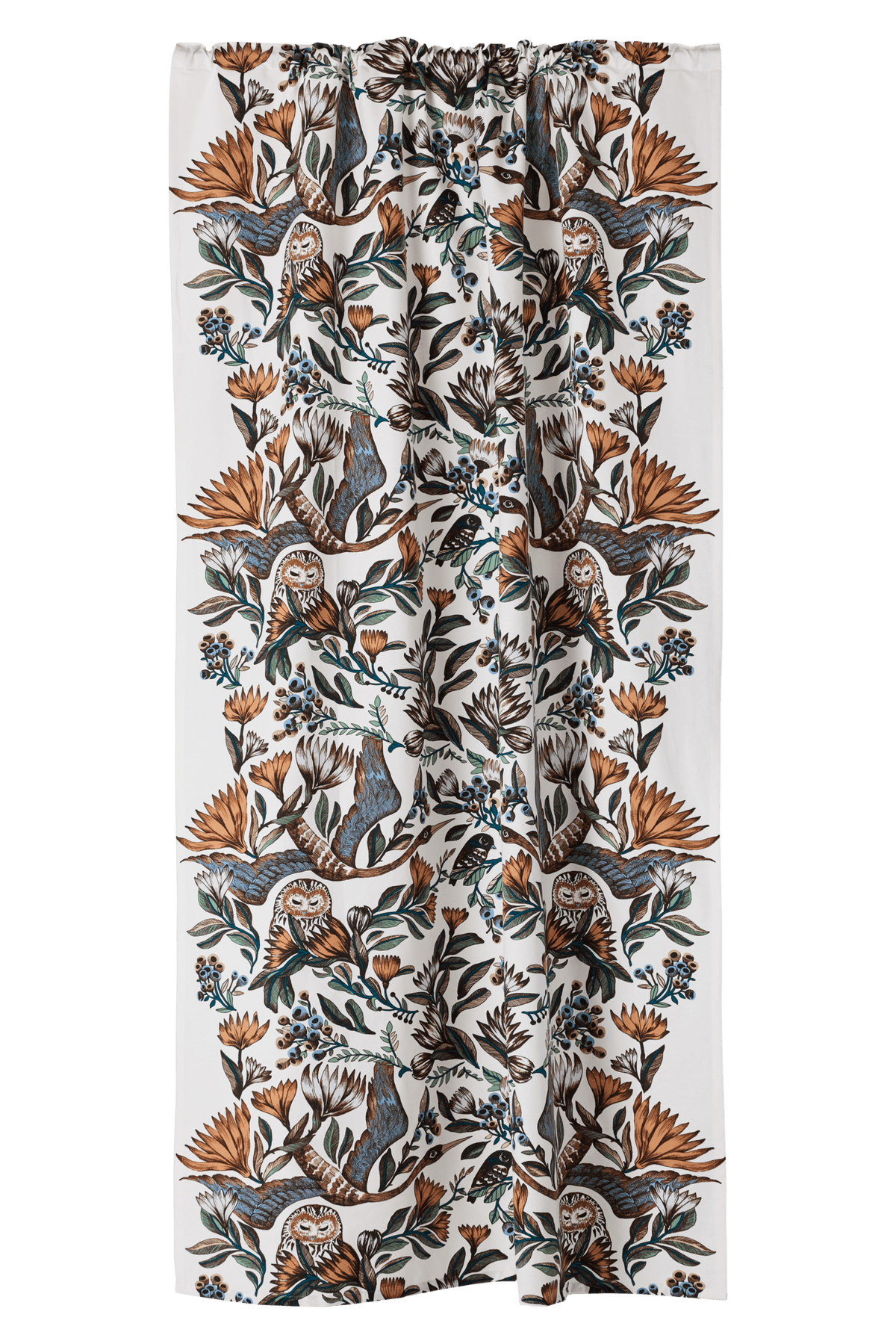 105006-2; Vallila Lemmittyni-verho Toffee / 150x210 + 50x60 cm 