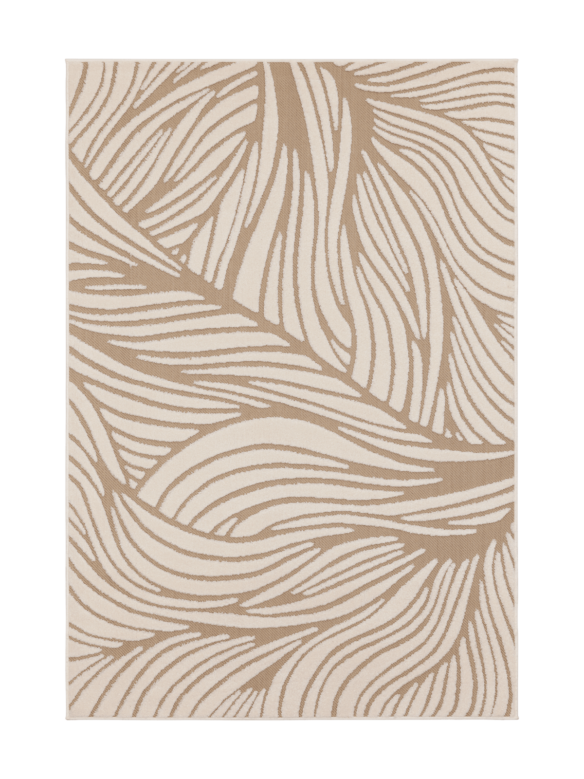 109263-1001; Vallila Aallokko-matto Beige-valkoinen / 200x300 cm 