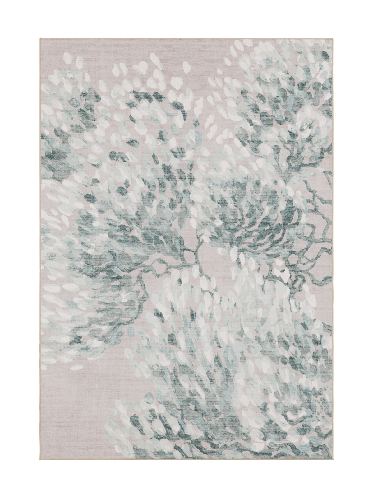108481-1073; Vallila Taikapuu-matto Beige-vihreä / 160x230 cm 