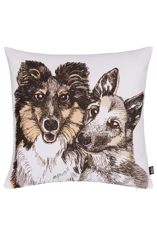 108838-1000; Vallila Ystävykset-koristetyynynpäällinen Beige / 43x43 cm 