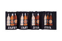 106795-9830; Vallila Jaffa-verhokappa Harmaa-oranssi / 60x250 cm 