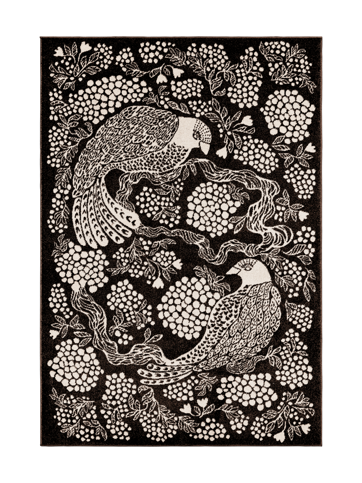 108775-9700; Vallila Viserrys-matto Tummanharmaa / 160x230 cm 