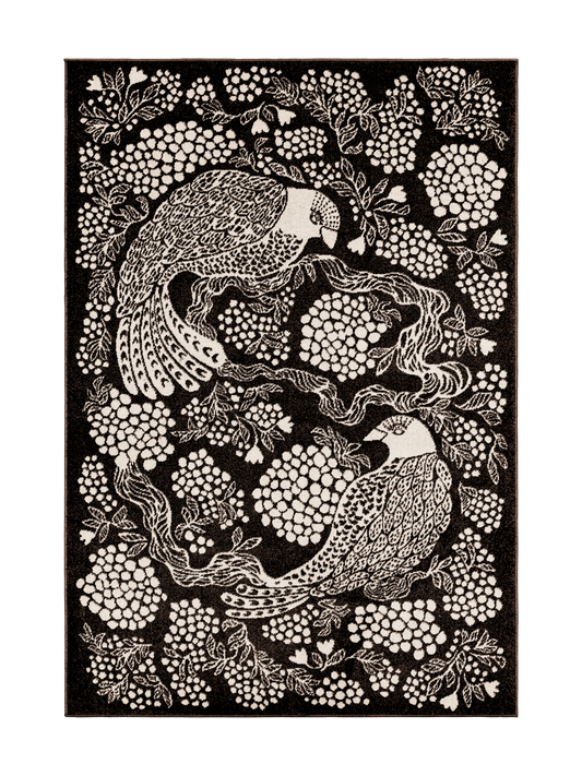 108775-9700; Vallila Viserrys-matto Tummanharmaa / 160x230 cm 