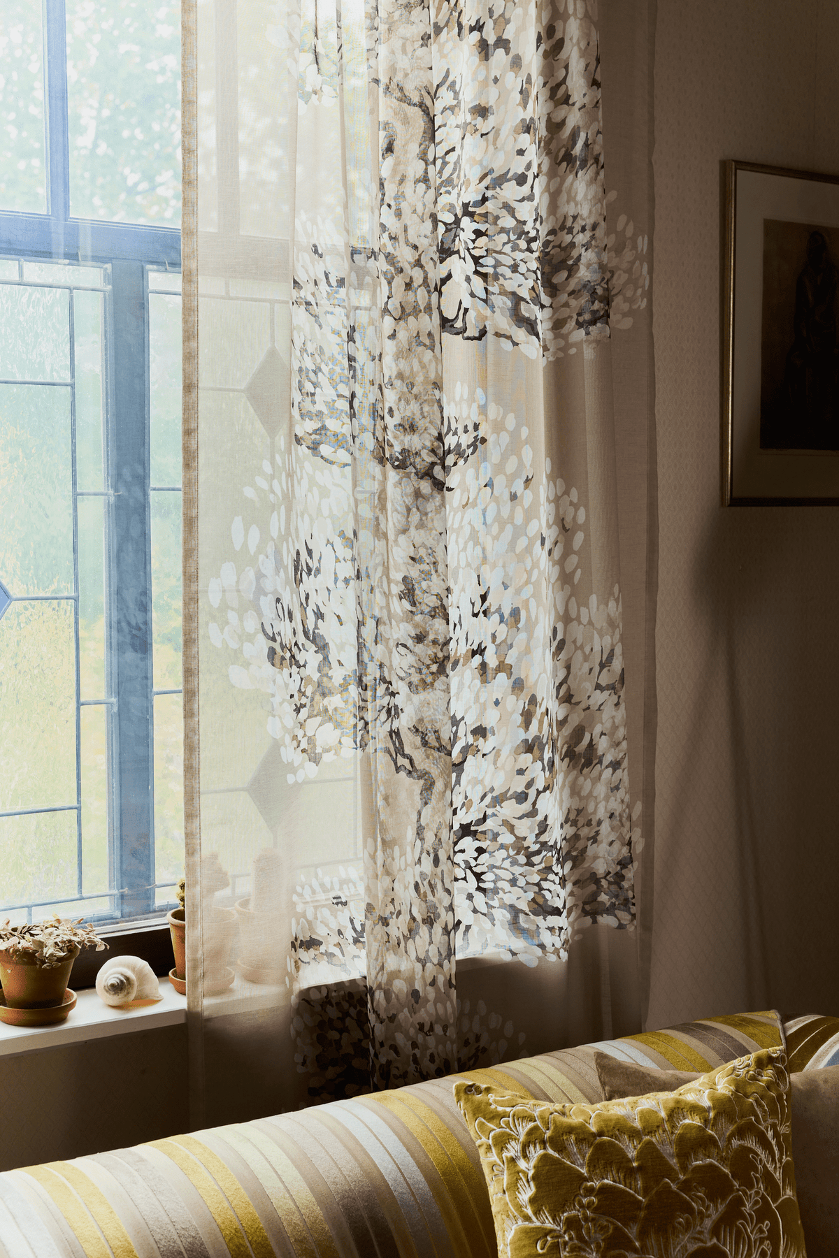 38946-81668-1001CU_1; Vallila Väre-valoverho Beige-valkoinen / 140x250 cm 