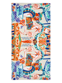 109216-8000; Vallila Fanfaari-kylpypyyhe Monivärinen / 70x140 cm 