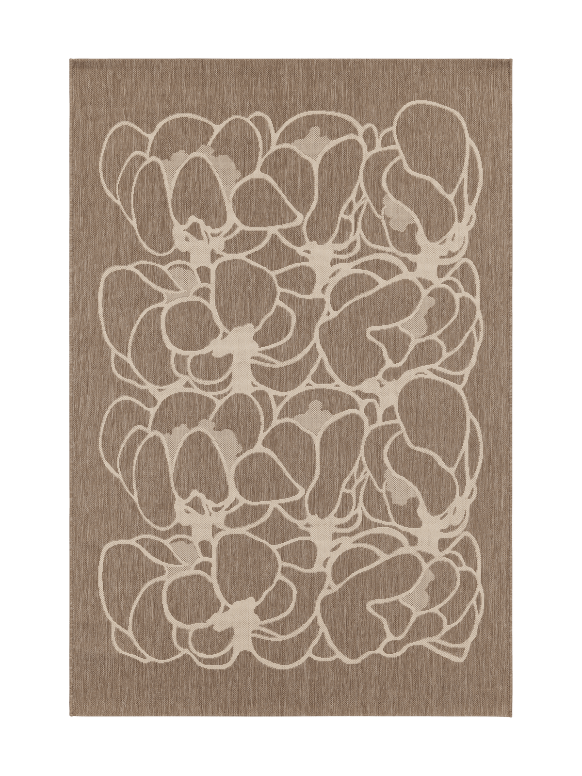 108297-1001; Vallila Makeba-matto Beige-valkoinen / 160x230 cm 