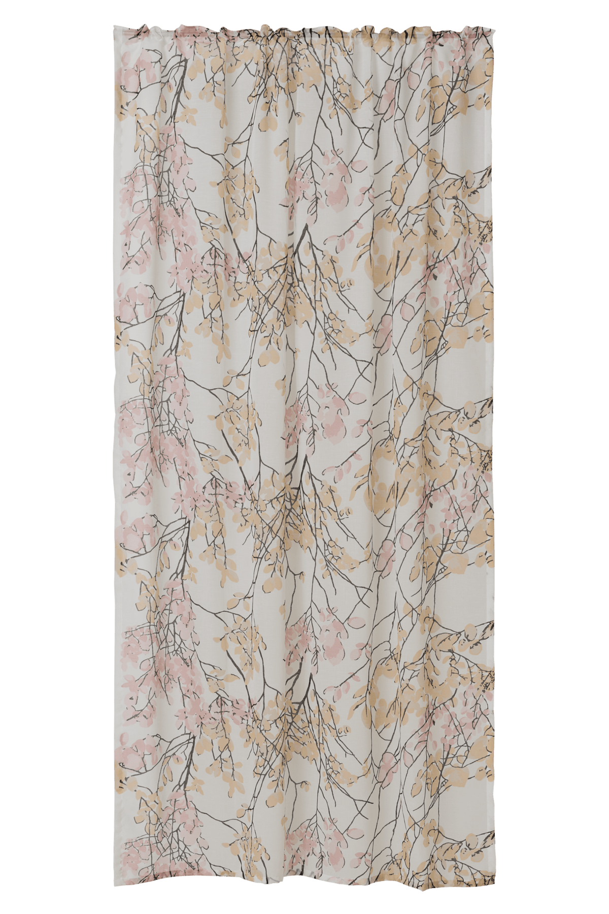109017-4130; Vallila Lehtisade-valoverho Pinkki / 140x240 cm 