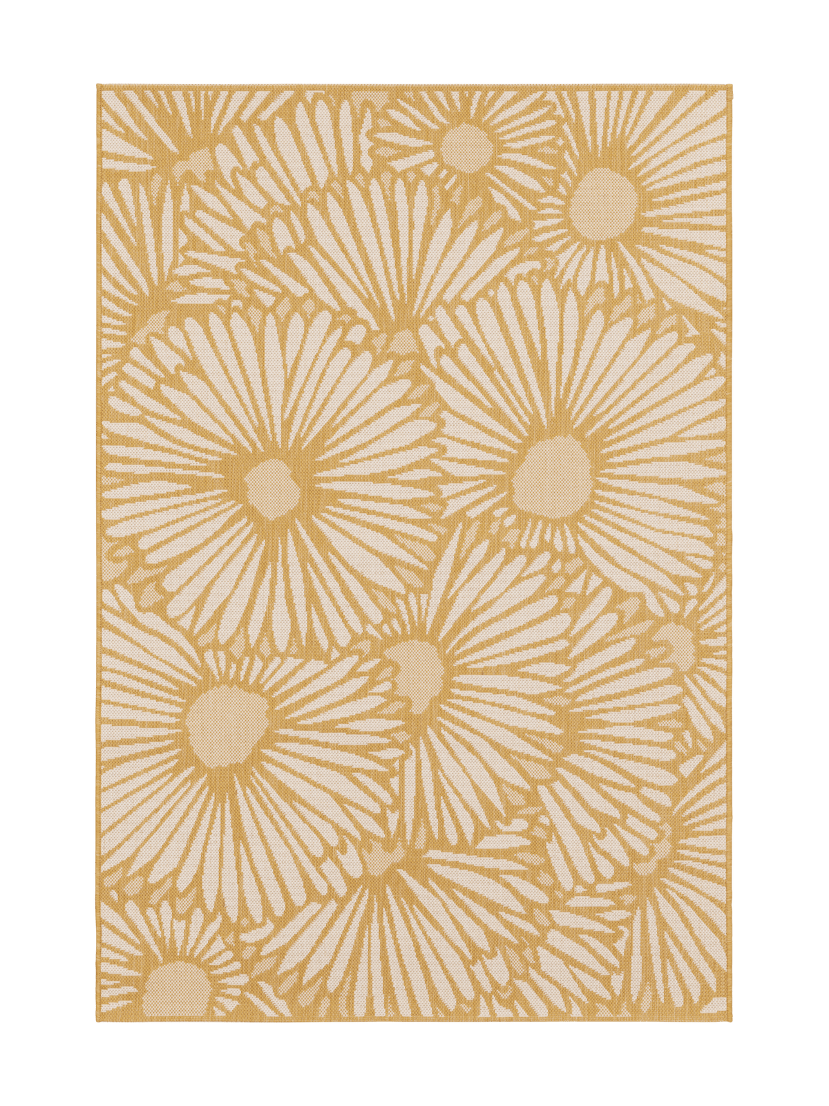 109068-2900; Vallila Stella-matto Keltainen / 133x190 cm 