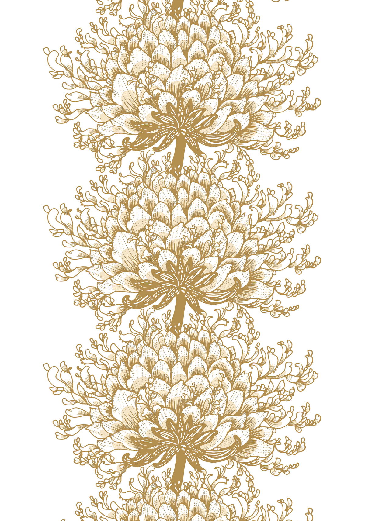3013-32240-2900CF; Vallila Memento-vahakangas 145 cm Kulta / 145 cm 