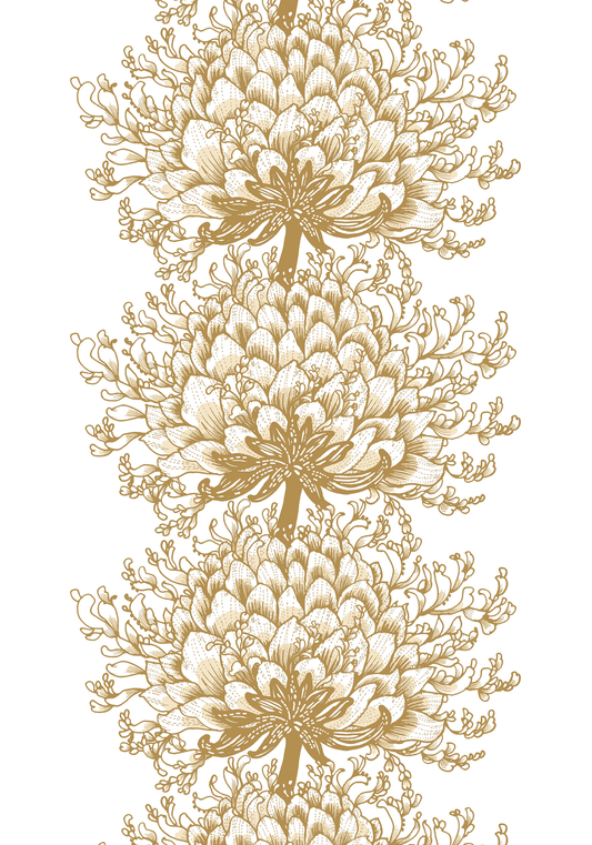 3013-32240-2900CF; Vallila Memento-vahakangas 145 cm Kulta / 145 cm 