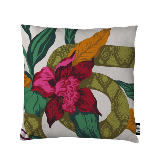 109131-8100; Vallila Kielletty puutarha -koristetyynynpäällinen Monivärinen / 43x43 cm 