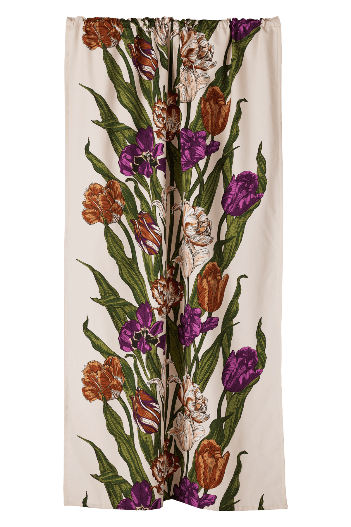23310-101301-3750CU; Vallila Kukoistus-verho Terra-violetti / 140x250 cm 