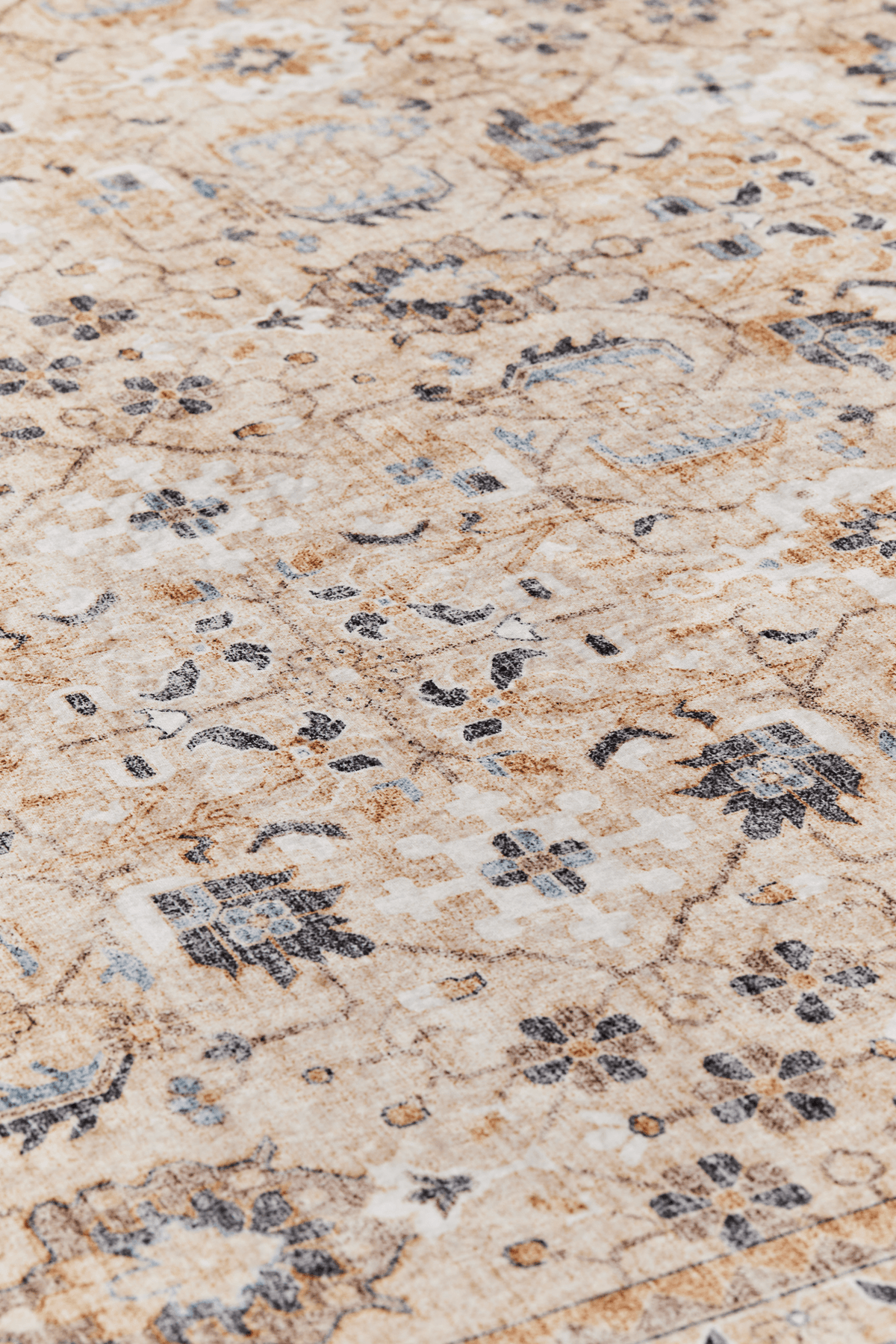 108337-0310_1; Vallila Jalokivi-käytävämatto Beige / 80x200 cm 