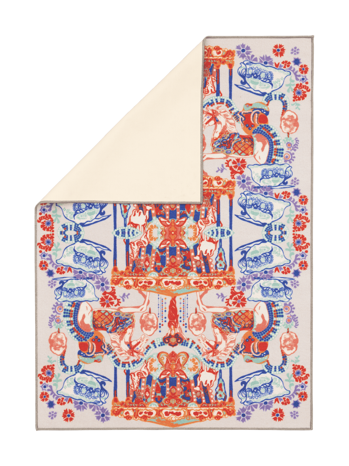 109223-8000_3; Vallila Fanfaari-matto Monivärinen / 133x190 cm 