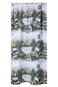 108817-6072; Vallila Muonio-verho Sininen-vihreä / 140x250 cm 