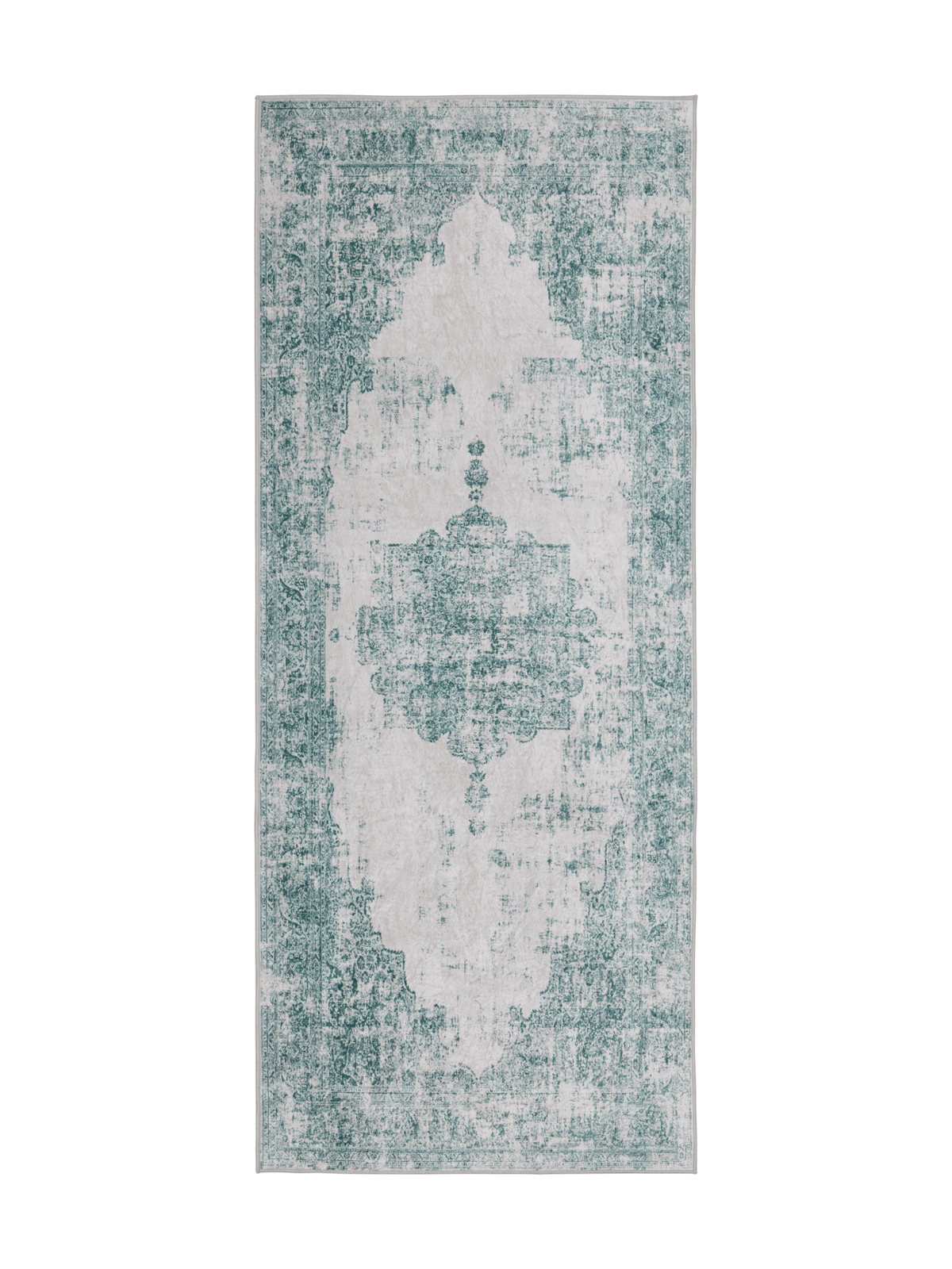 105835-7100; Vallila Topaasi-käytävämatto Salvianvihreä / 80x200 cm 
