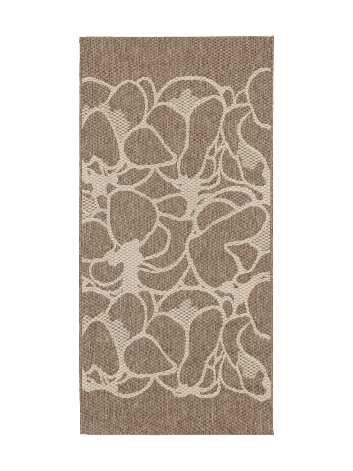 108295-1001; Vallila Makeba-käytävämatto Beige-valkoinen / 100x200 cm 