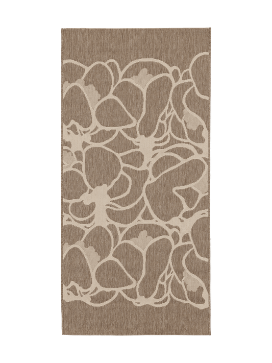 108295-1001; Vallila Makeba-käytävämatto Beige-valkoinen / 100x200 cm 