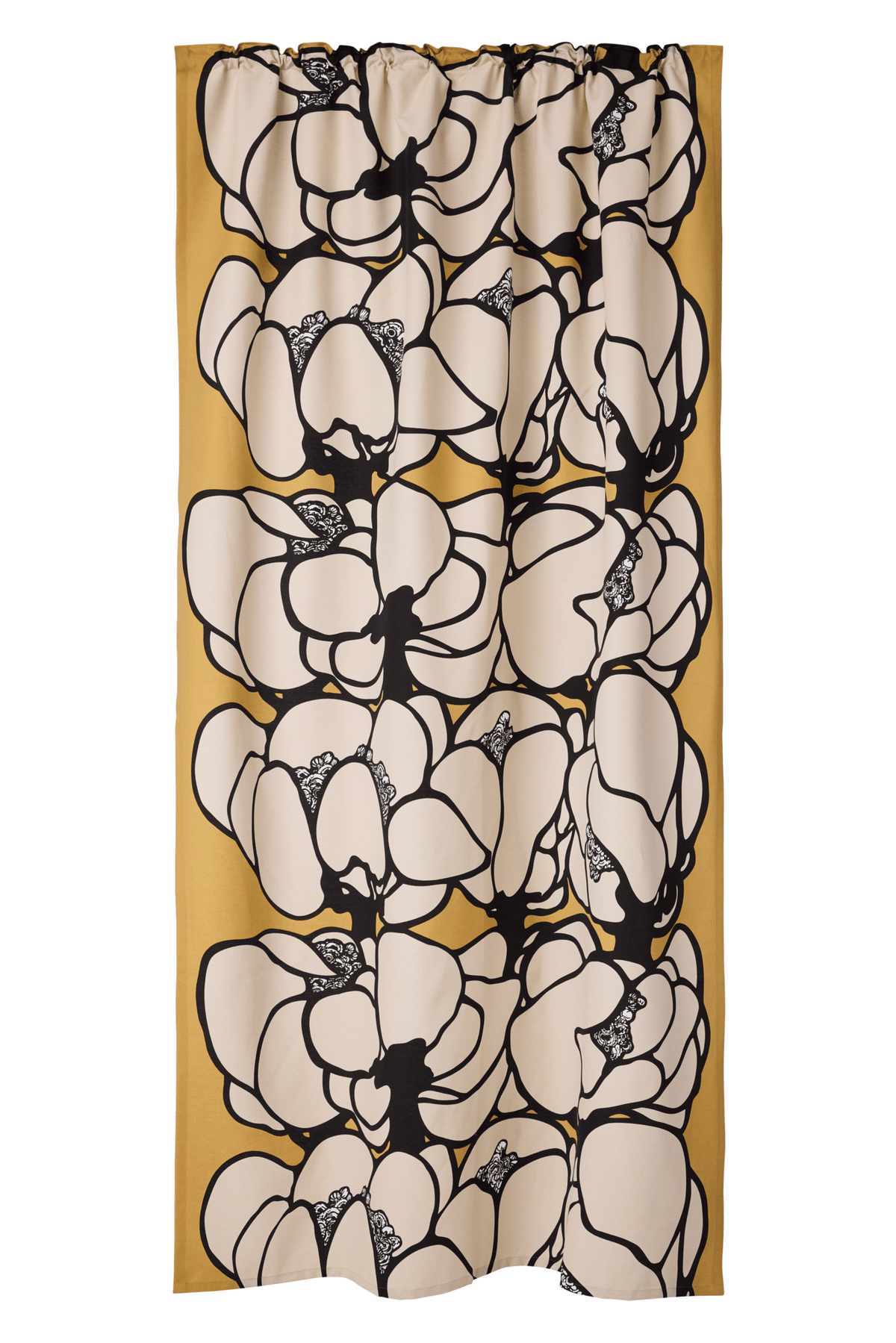 107212-1203; Vallila Makeba-verho Camel / 140x250 cm 