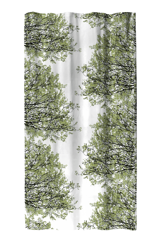 108106-7300; Vallila Havina-pimennysverho Salvianvihreä / 140x250 cm 