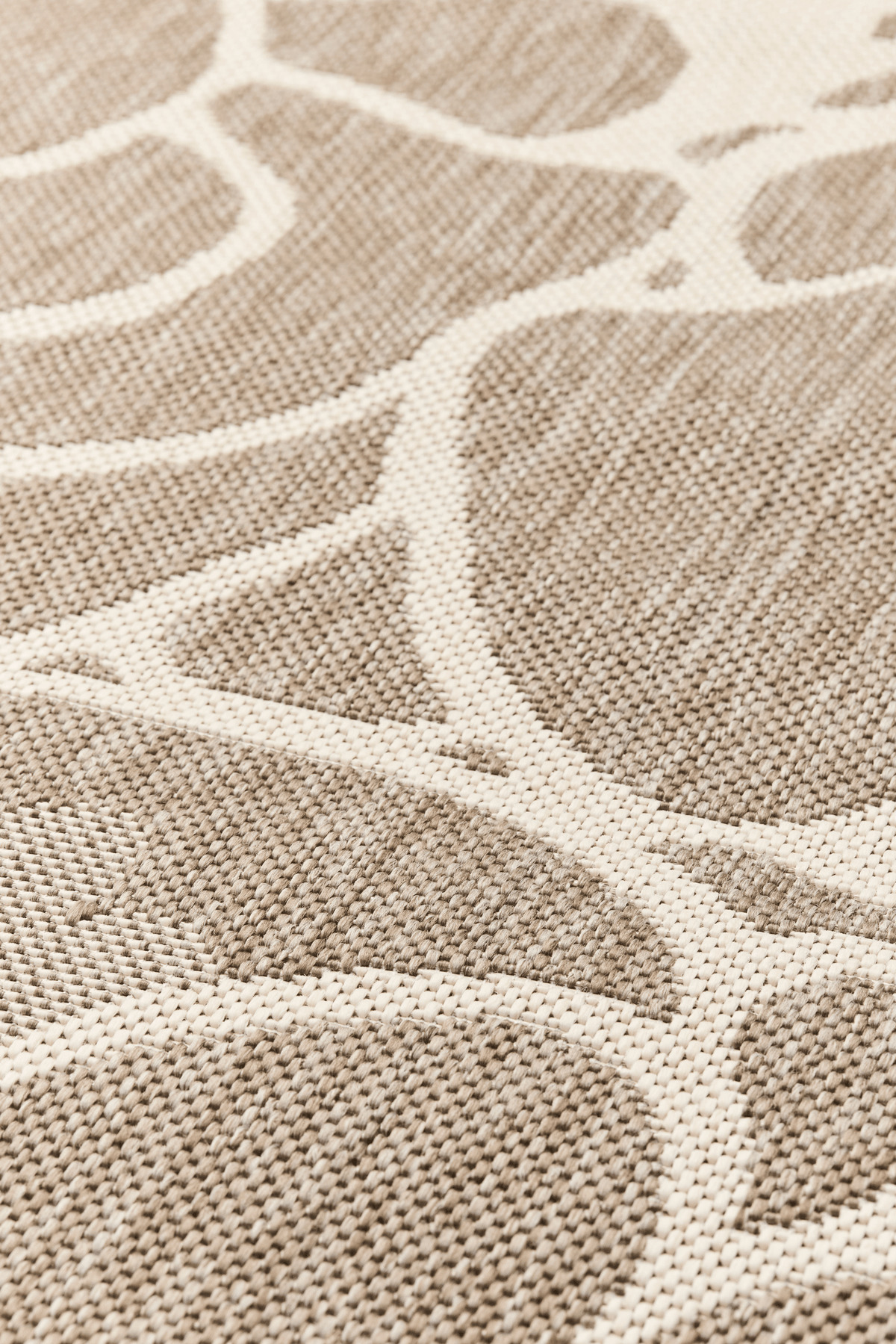 108296-1001_4; Vallila Makeba-käytävämatto Beige-valkoinen / 100x300 cm 