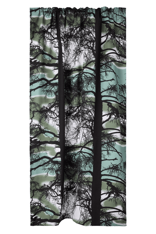 108107-7100; Vallila Kelohonka-verho Mintunvihreä / 140x250 cm 