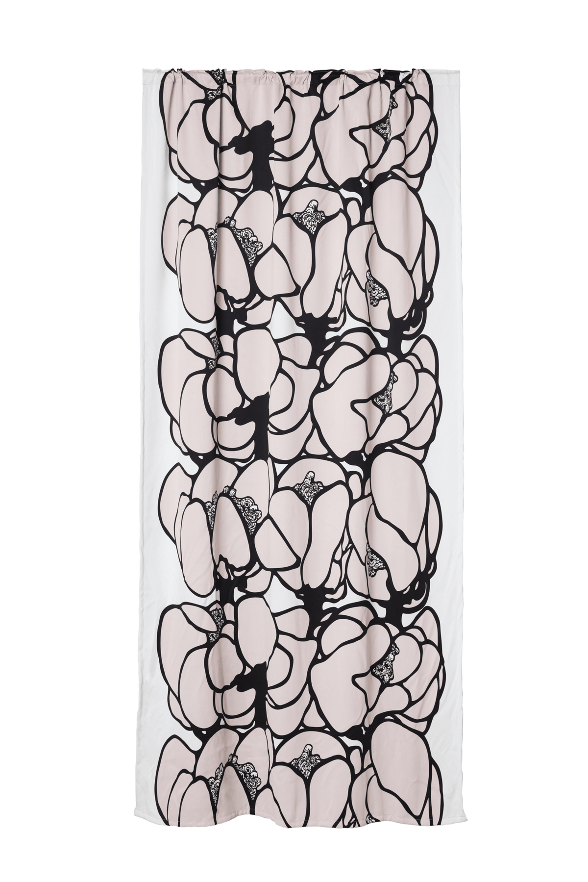 107212-140; Vallila Makeba-verho Beige / 140x250 cm 