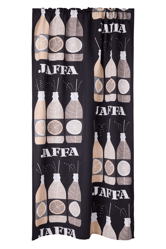 106794-9803; Vallila Jaffa-verho Harmaa-beige / 140x250 cm 