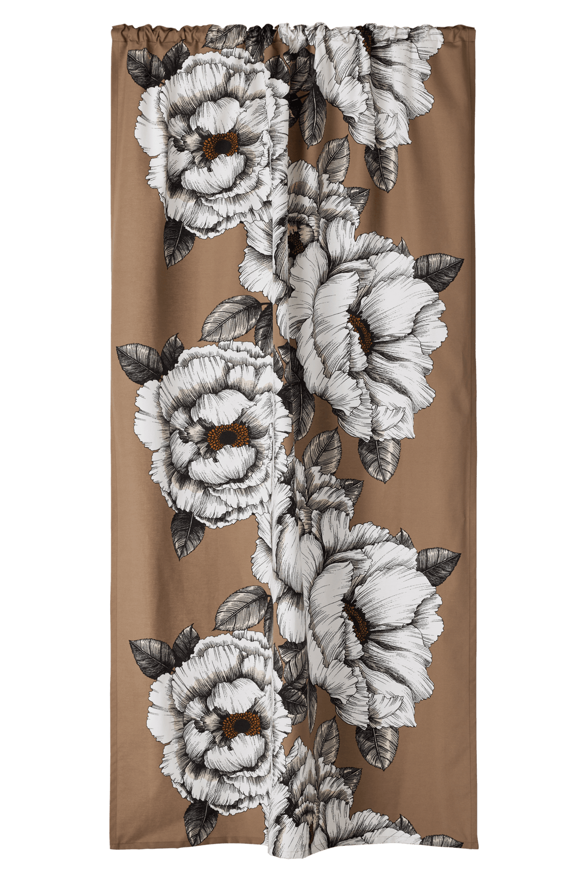 23310-110951-1102CU; Vallila Alma-verho Mokka / 140x250 cm 