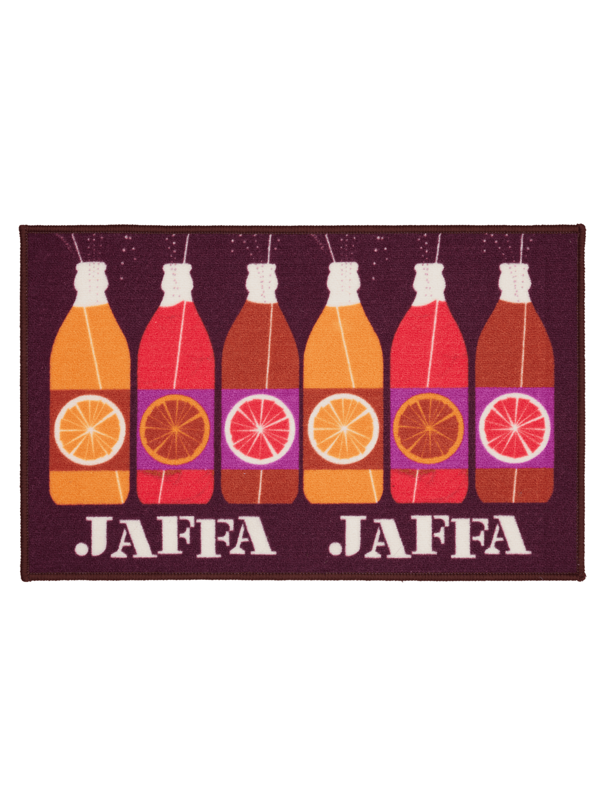 108738-4900; Vallila Jaffa-kynnysmatto Viininpunainen / 50x80 cm 