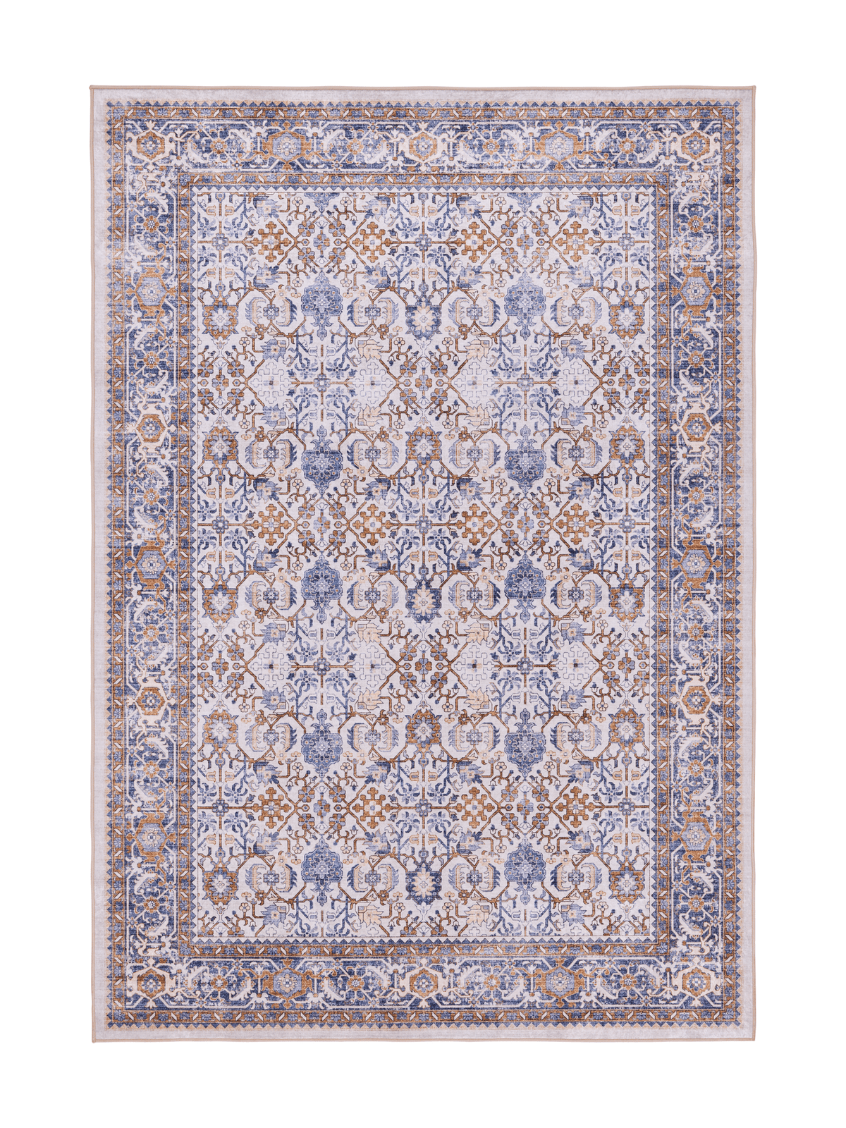 108336-1064; Vallila Jalokivi-matto Beige-sininen / 200x300 cm 