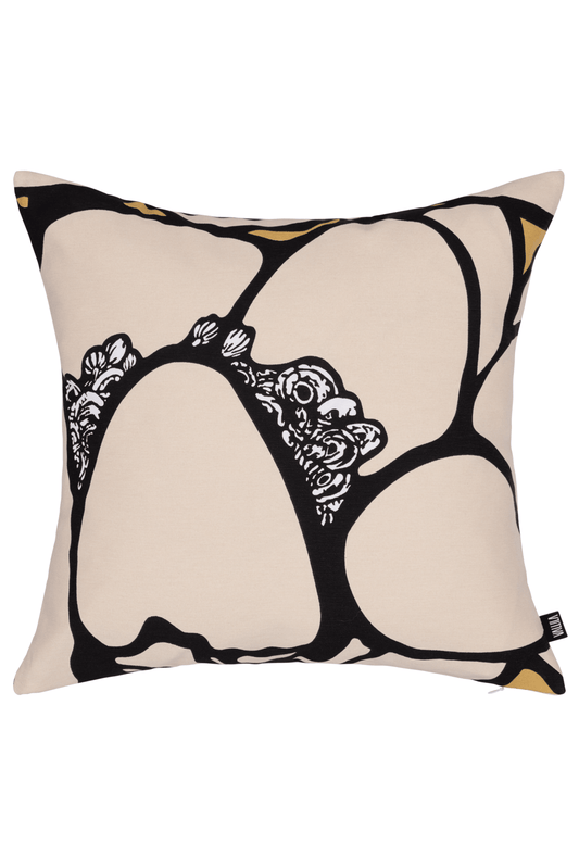107197-1203; Vallila Makeba-koristetyynynpäällinen Camel / 43x43 cm 