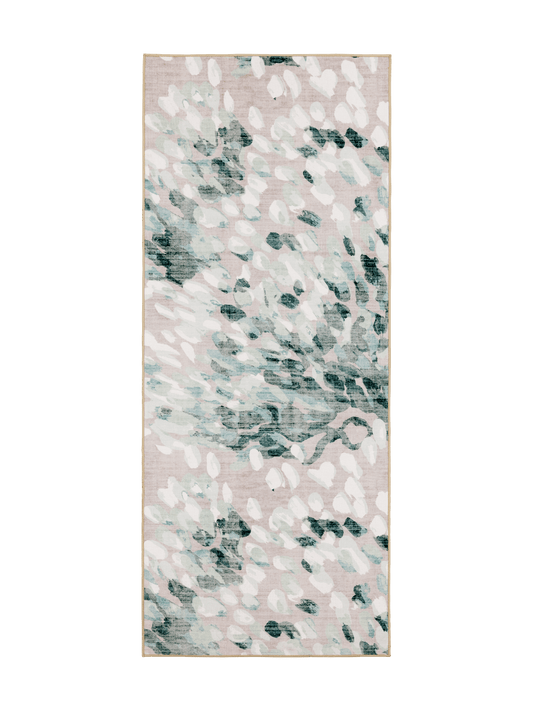 108479-1073; Vallila Taikapuu-käytävämatto Beige-vihreä / 80x200 cm 