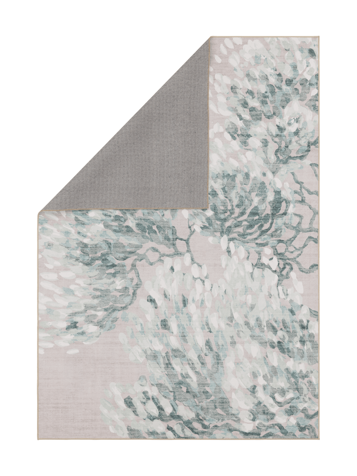 108481-1073_2; Vallila Taikapuu-matto Beige-vihreä / 160x230 cm 
